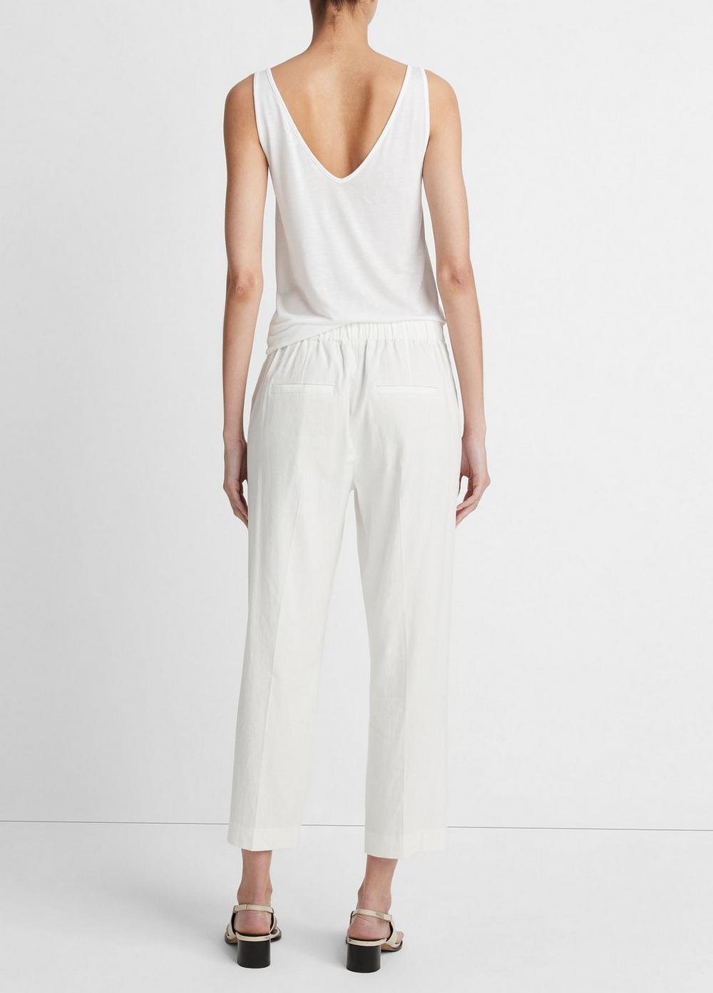 Womens Mid-Rise Tapered Pull-On Pant, Coastal Blue, Size L Vince Product Image