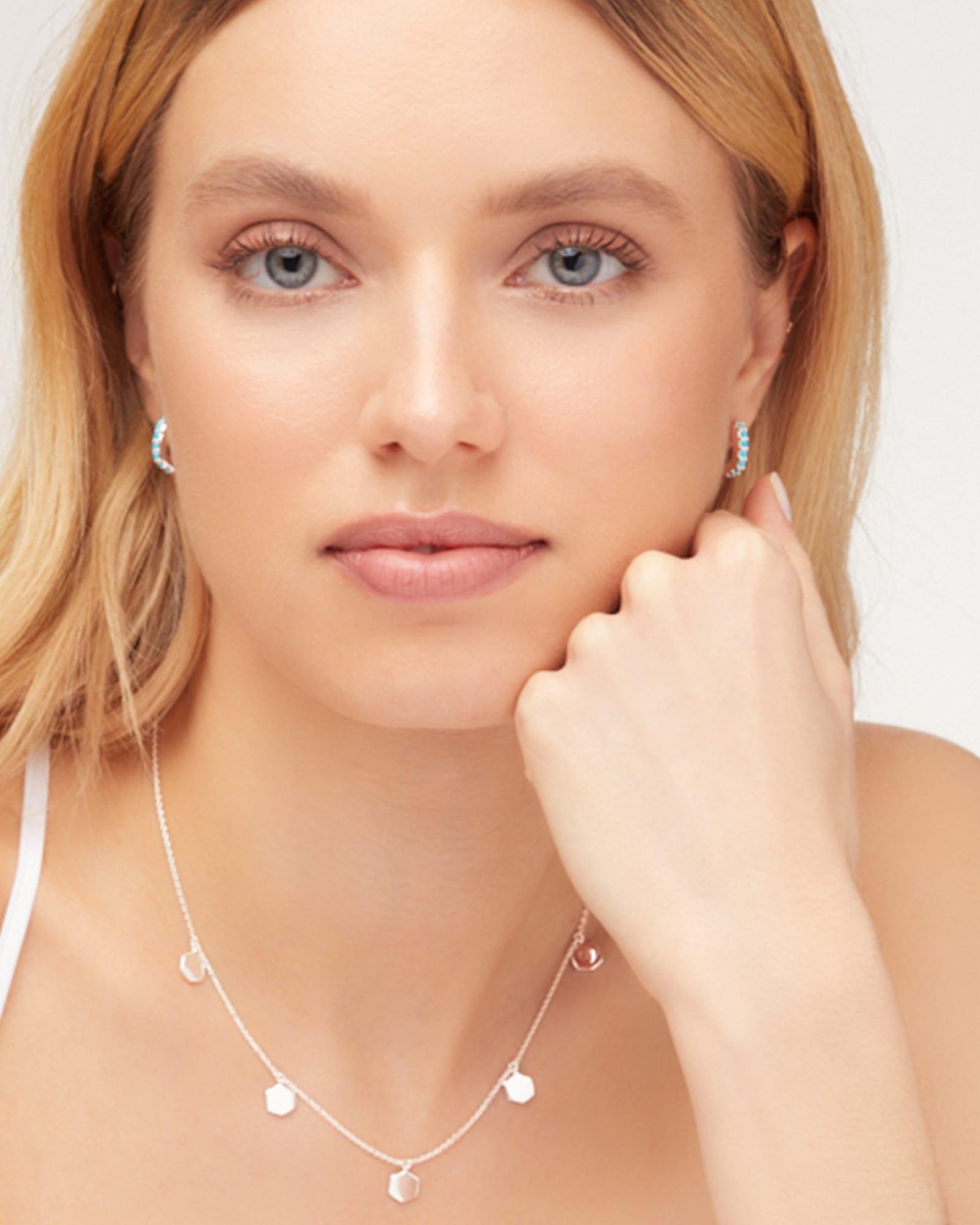 Kendra Scott Davis Strand Necklace in Sterling Silver | Metal Product Image