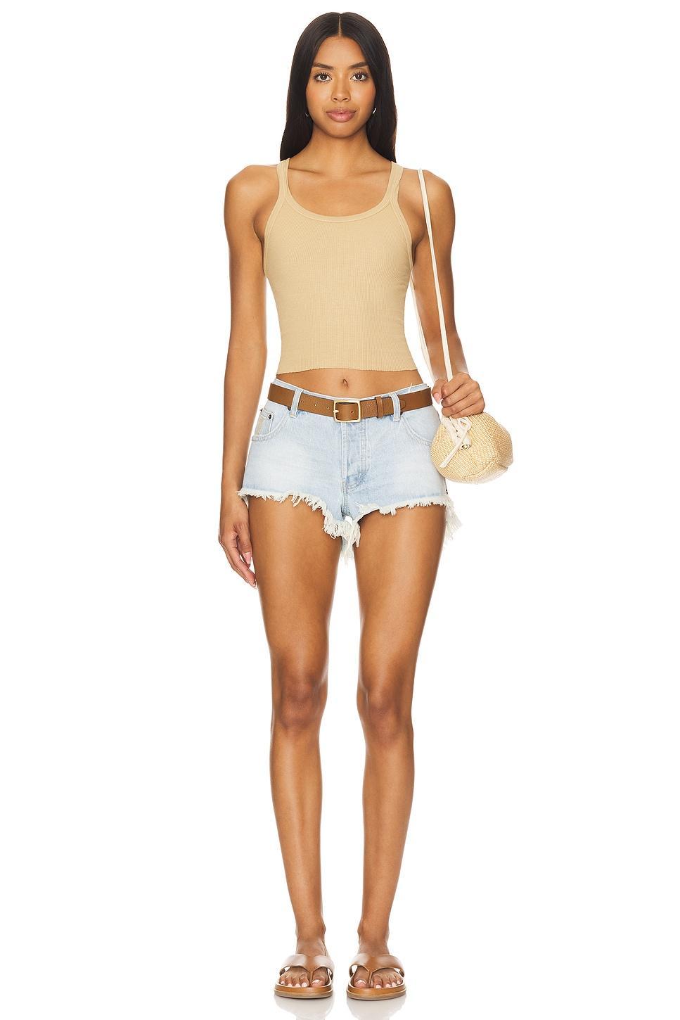 Bonitas Low Waist Denim Short One Teaspoon Product Image