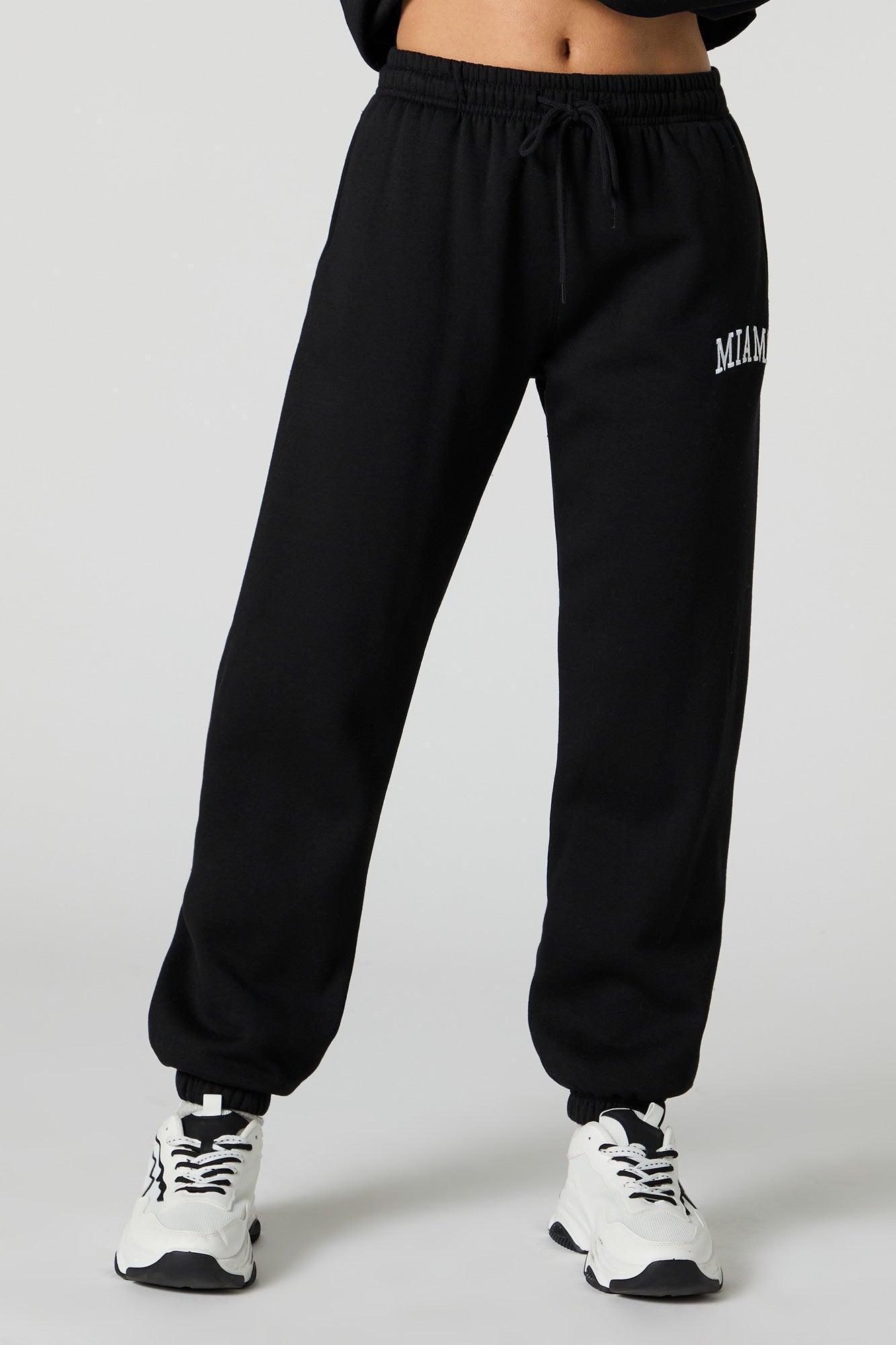 Destination Embroidered Fleece Jogger Female Product Image