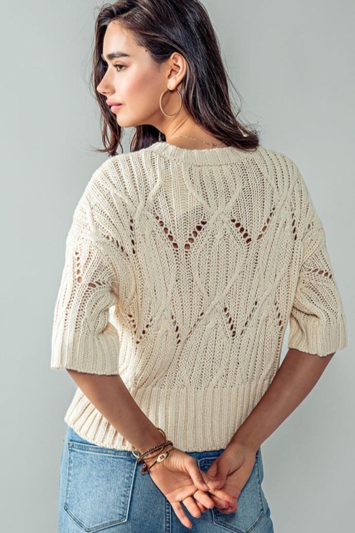 Fall Crochet Sweater Product Image