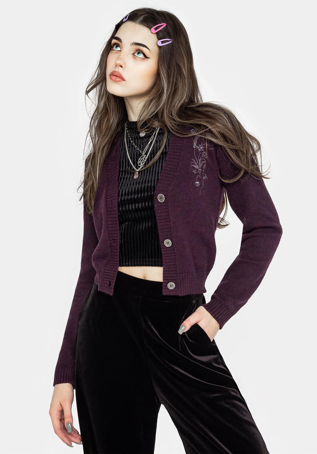 Poe Embroidered Cardigan Product Image