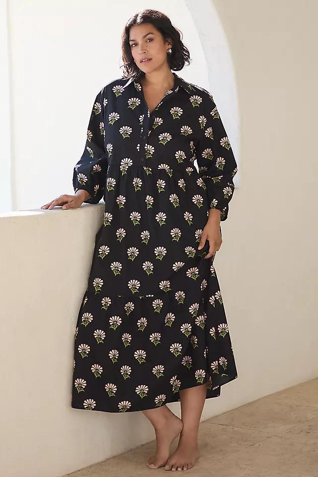 The Bettina Tiered Shirt Dress by Maeve Product Image