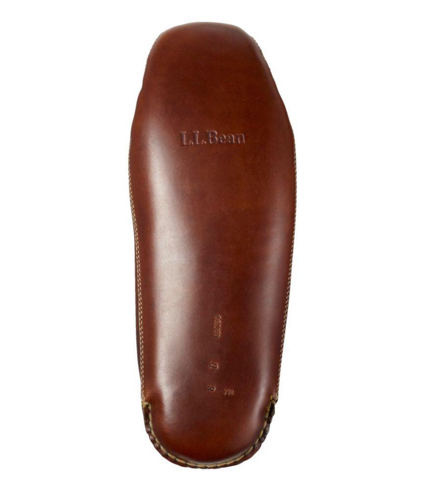 
                            Men's Leather Double-Sole Slippers, Shearling-Lined
                         Product Image