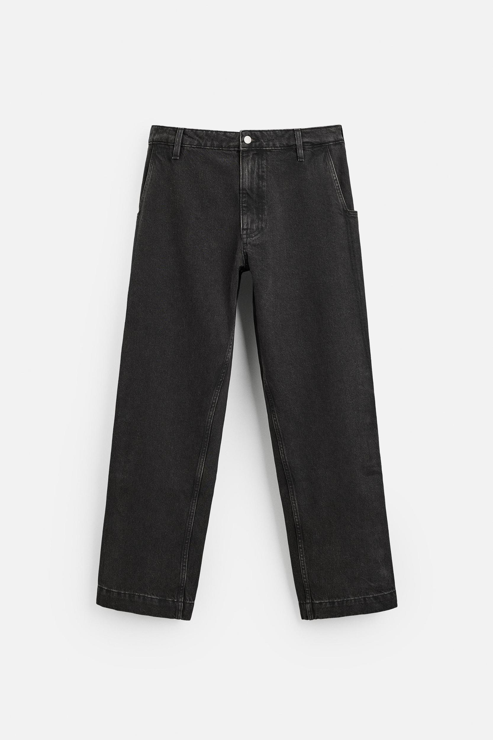 WASHED RELAXED FIT JEANS Product Image
