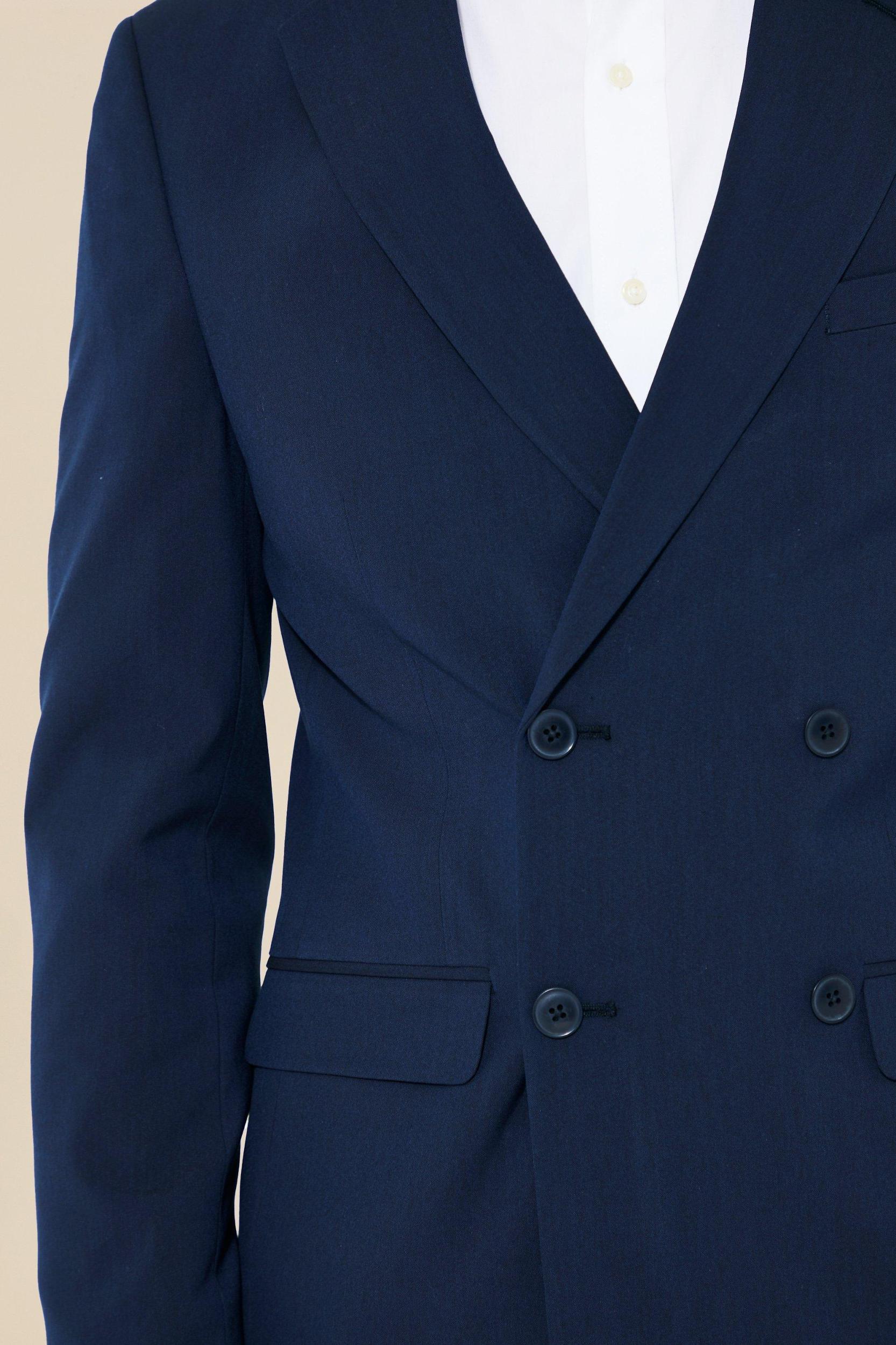 Super Skinny Double Breasted Suit Jacket | boohooMAN USA Product Image