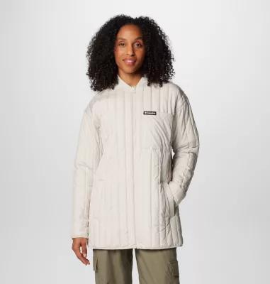Women's Columbia Peony Park Overshirt, Size: Medium, Safari Product Image