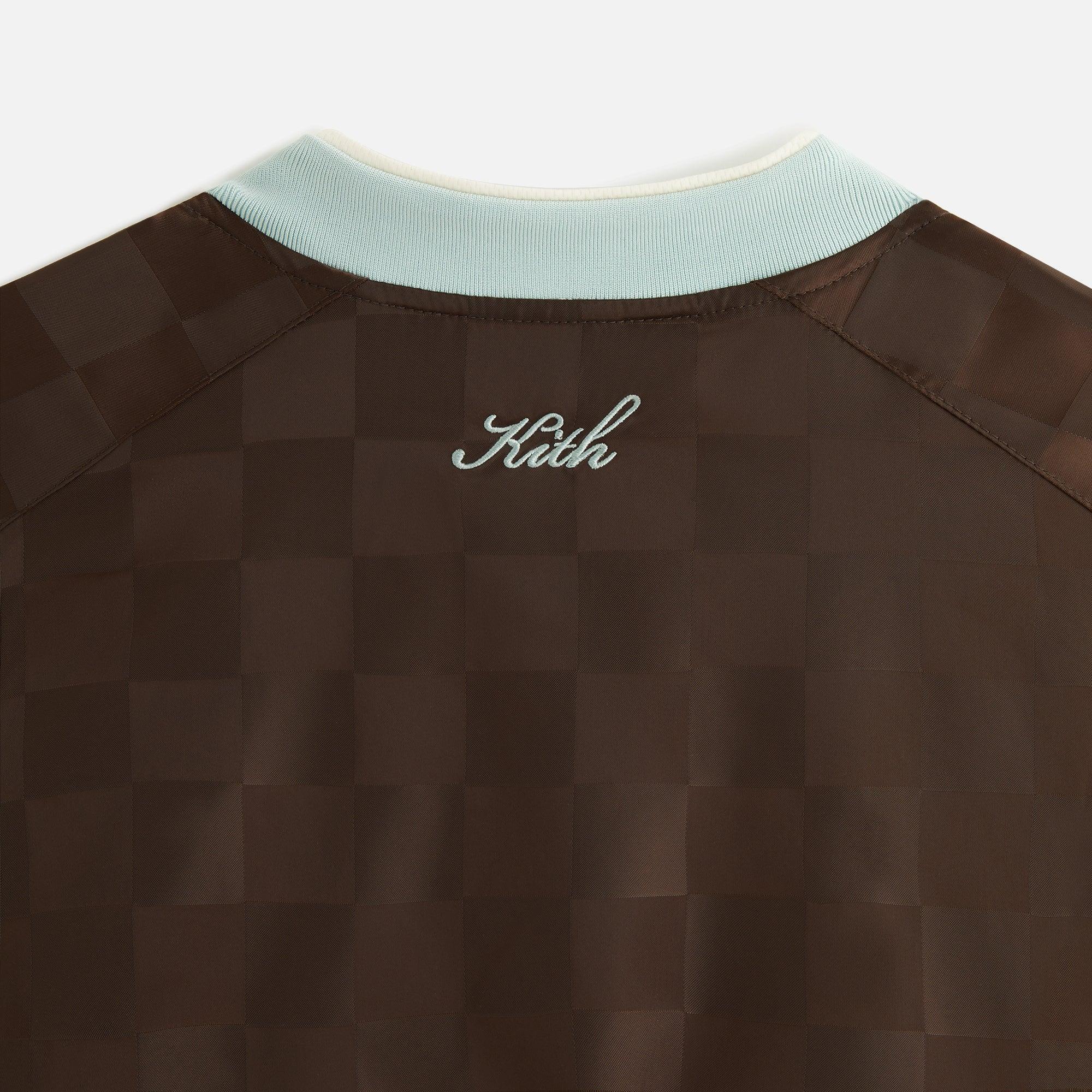 Kith Women Checkered Satin Dayton Combo Pullover - Derby Female Product Image