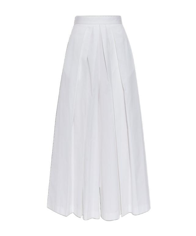 FABIANA FILIPPI Pleated Casual Pants In White Product Image