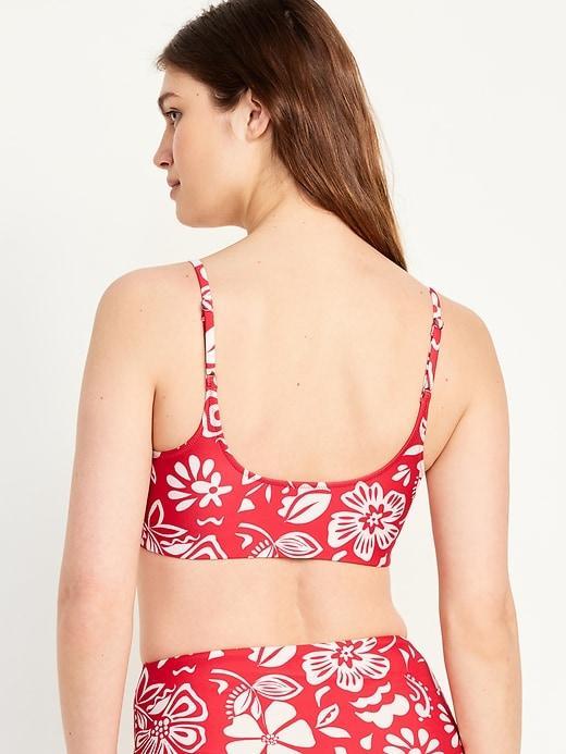 Scoop-Neck Bikini Swim Top Product Image