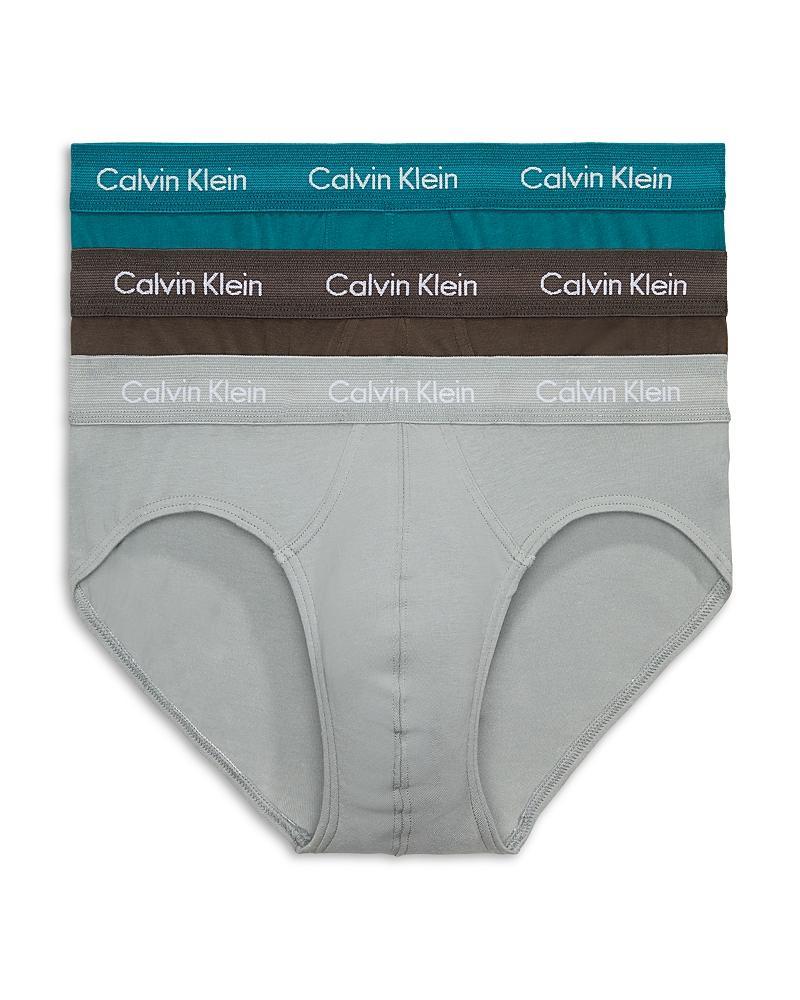 Calvin Klein Cotton Stretch Moisture Wicking Hip Briefs, Pack of 3 Product Image