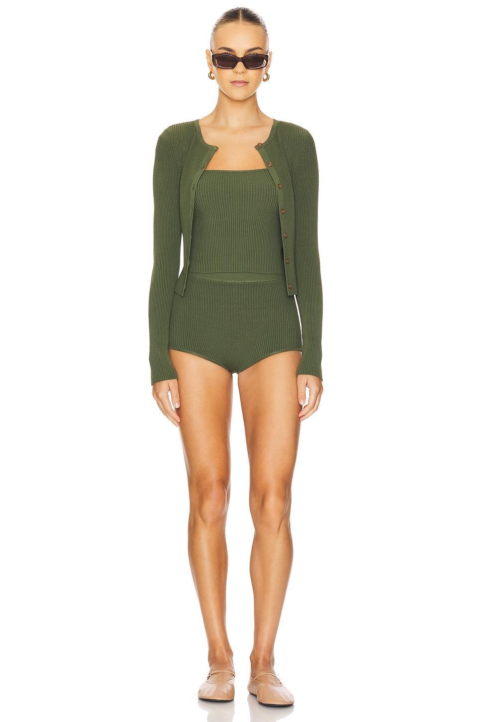 Lovers and Friends Limor Cardigan in Green Product Image