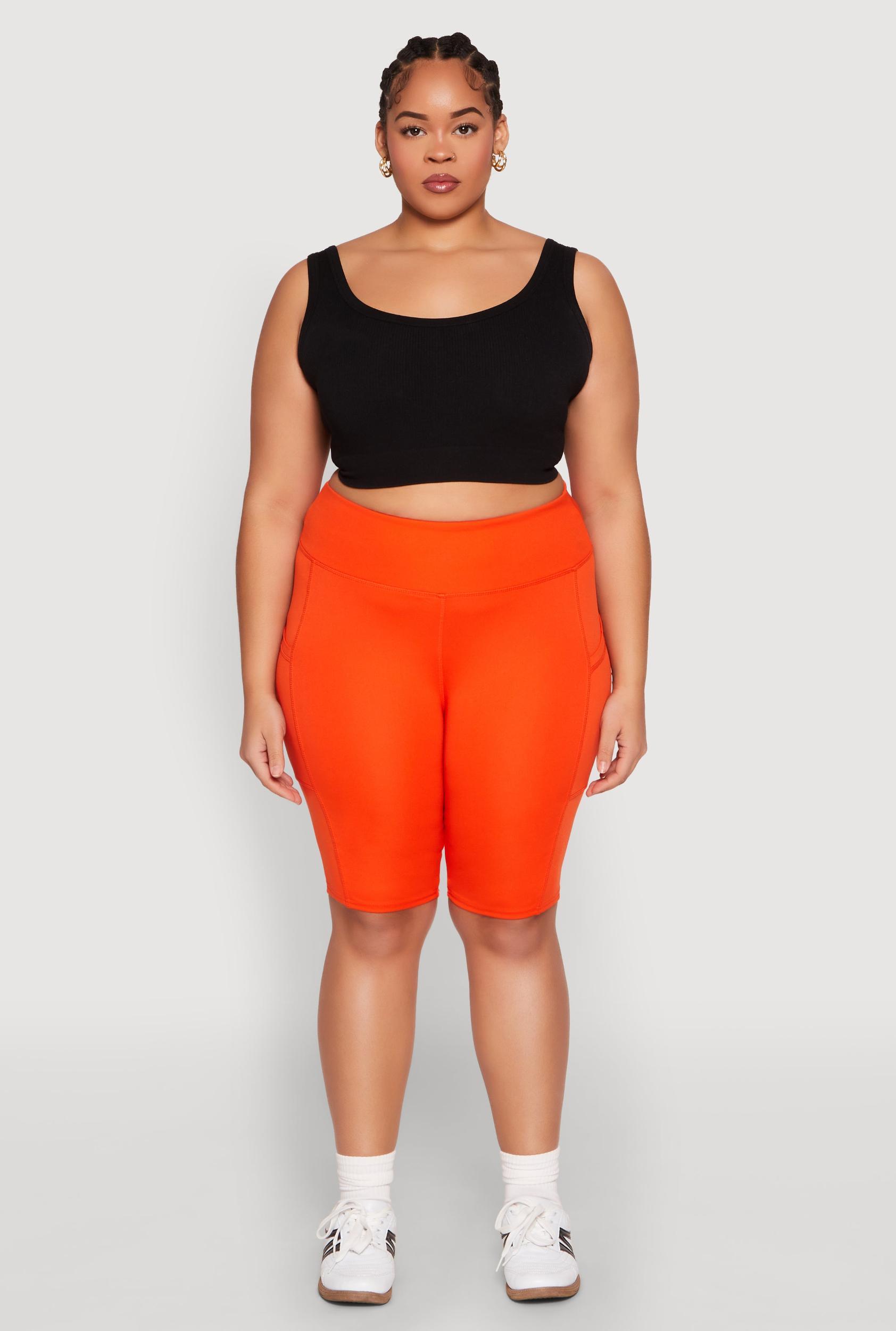 Womens Plus Size Spandex Biker Shorts Product Image