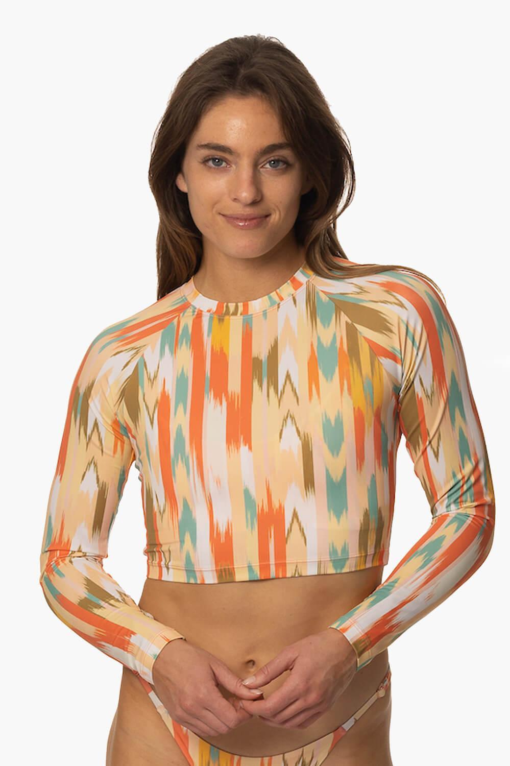 Final Sale Moana Long Sleeved Crop Rashguard Product Image