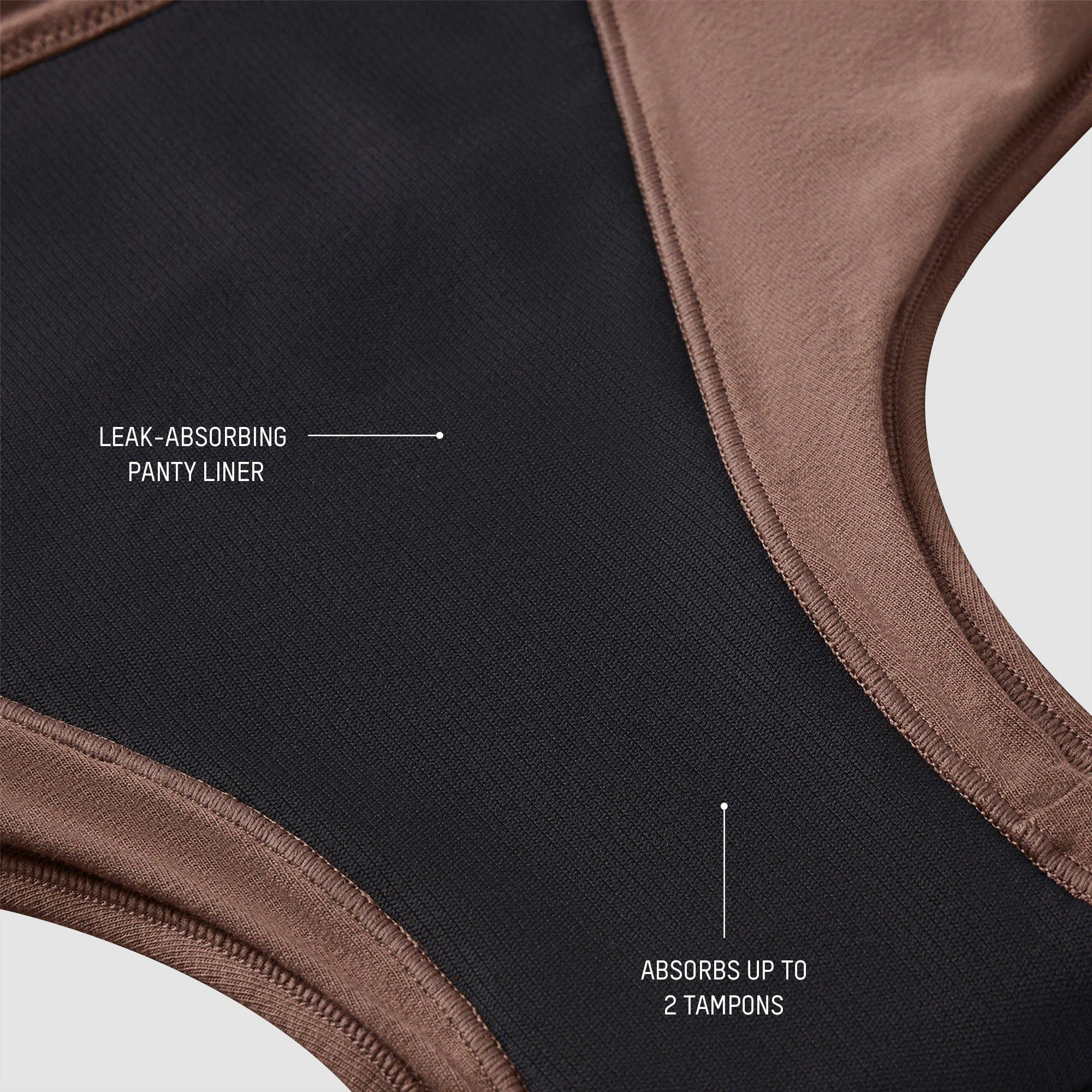 PERIOD PANTIES THONG | ESPRESSO Product Image