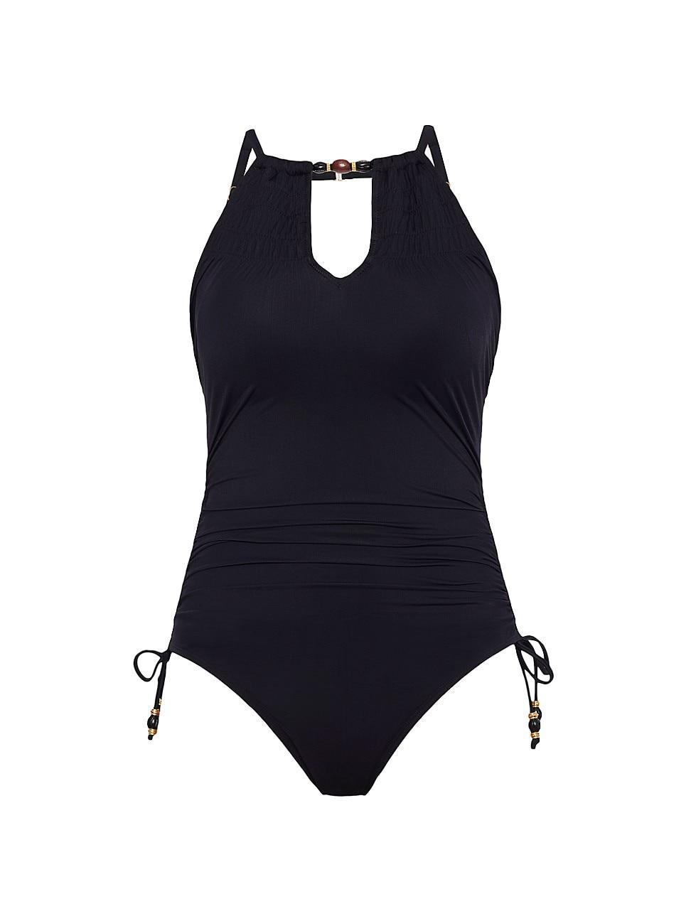 Magicsuit Marley Sachi Halter Keyhole One Piece Swimsuit Product Image