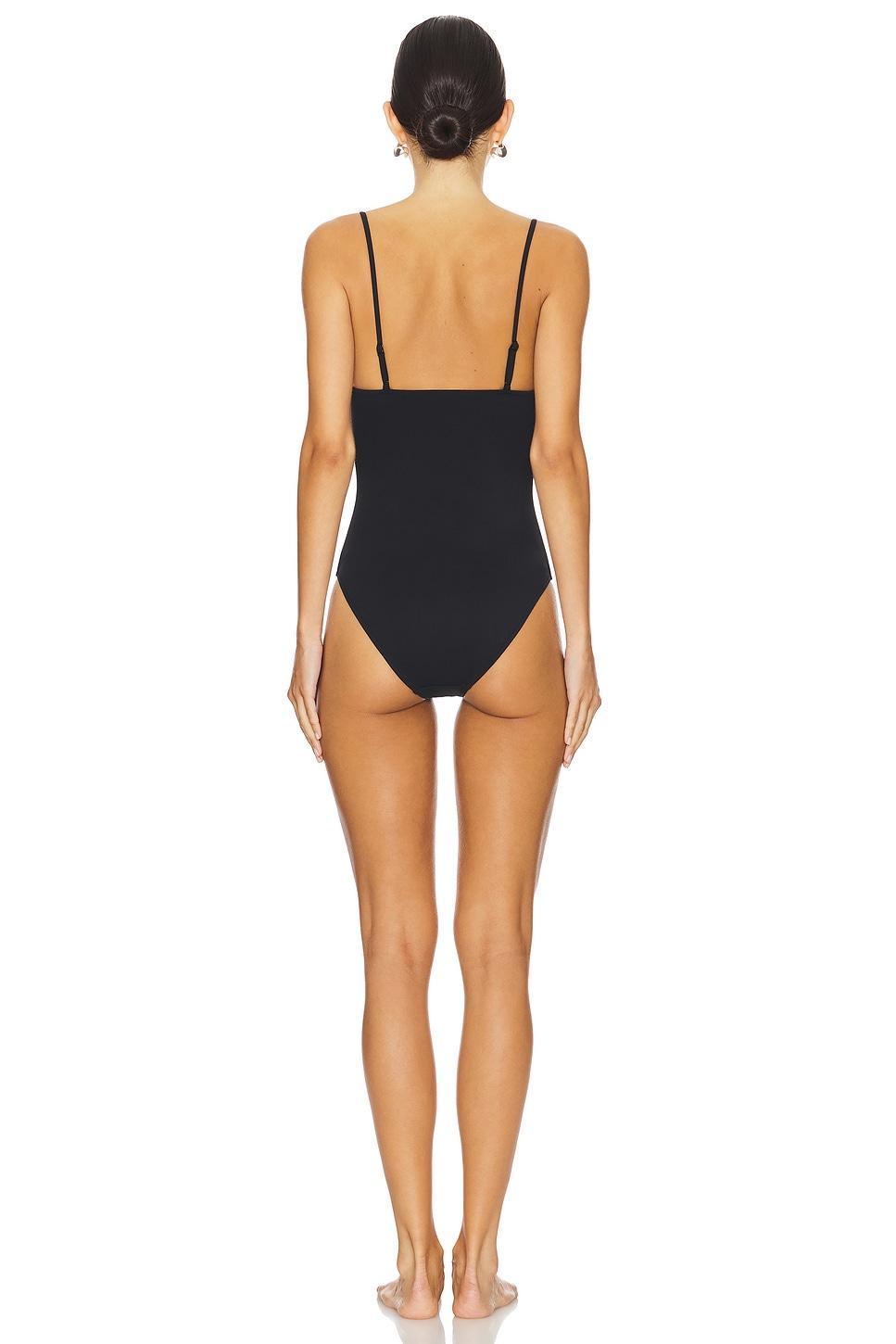 The Malika One Piece Solid & Striped Product Image