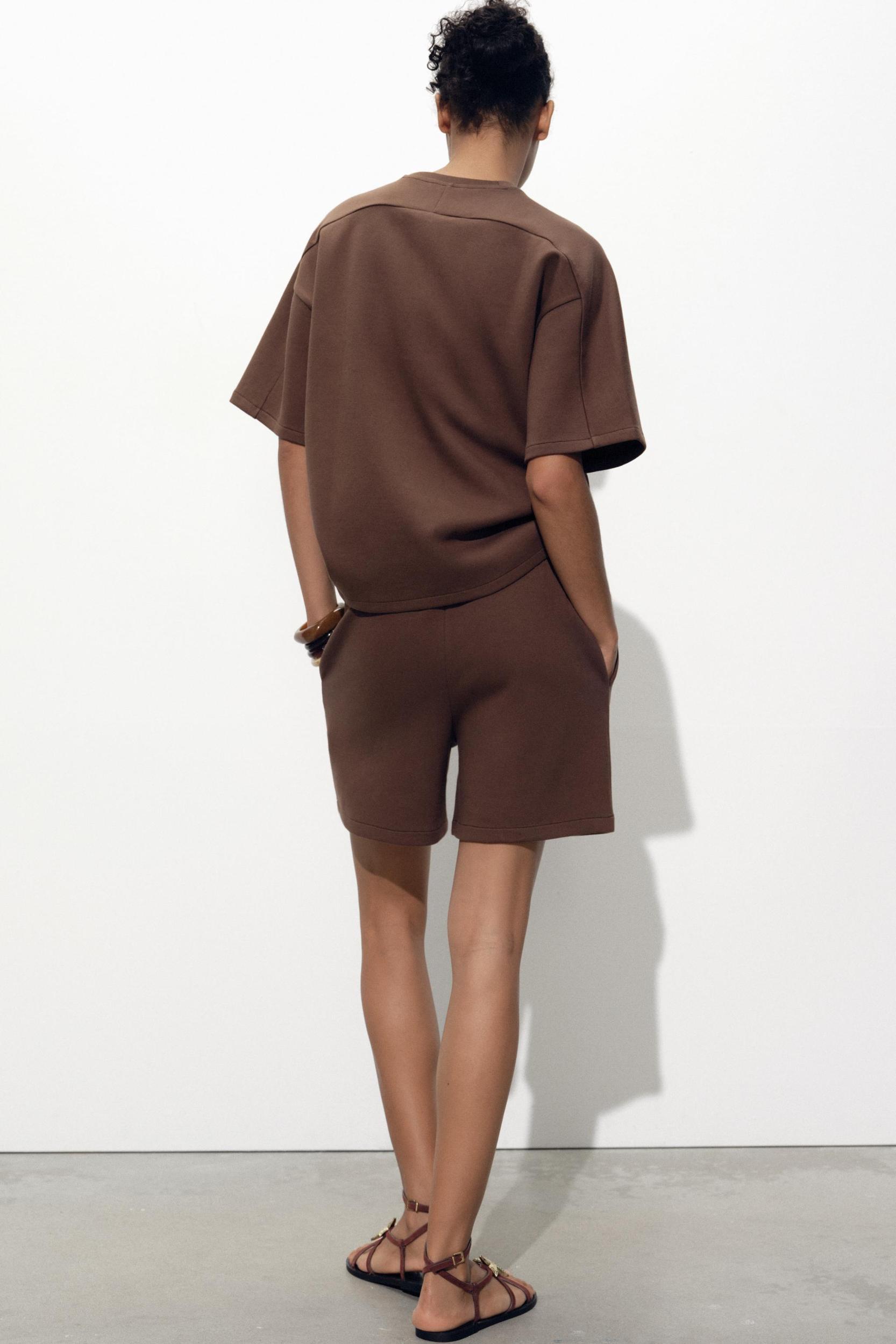 SHORT SLEEVE INTERLOCK SWEATSHIRT Product Image