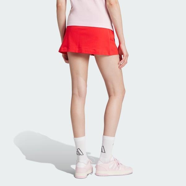 Women's adidas Essentials Cotton Skort, Size: Medium, Black Product Image