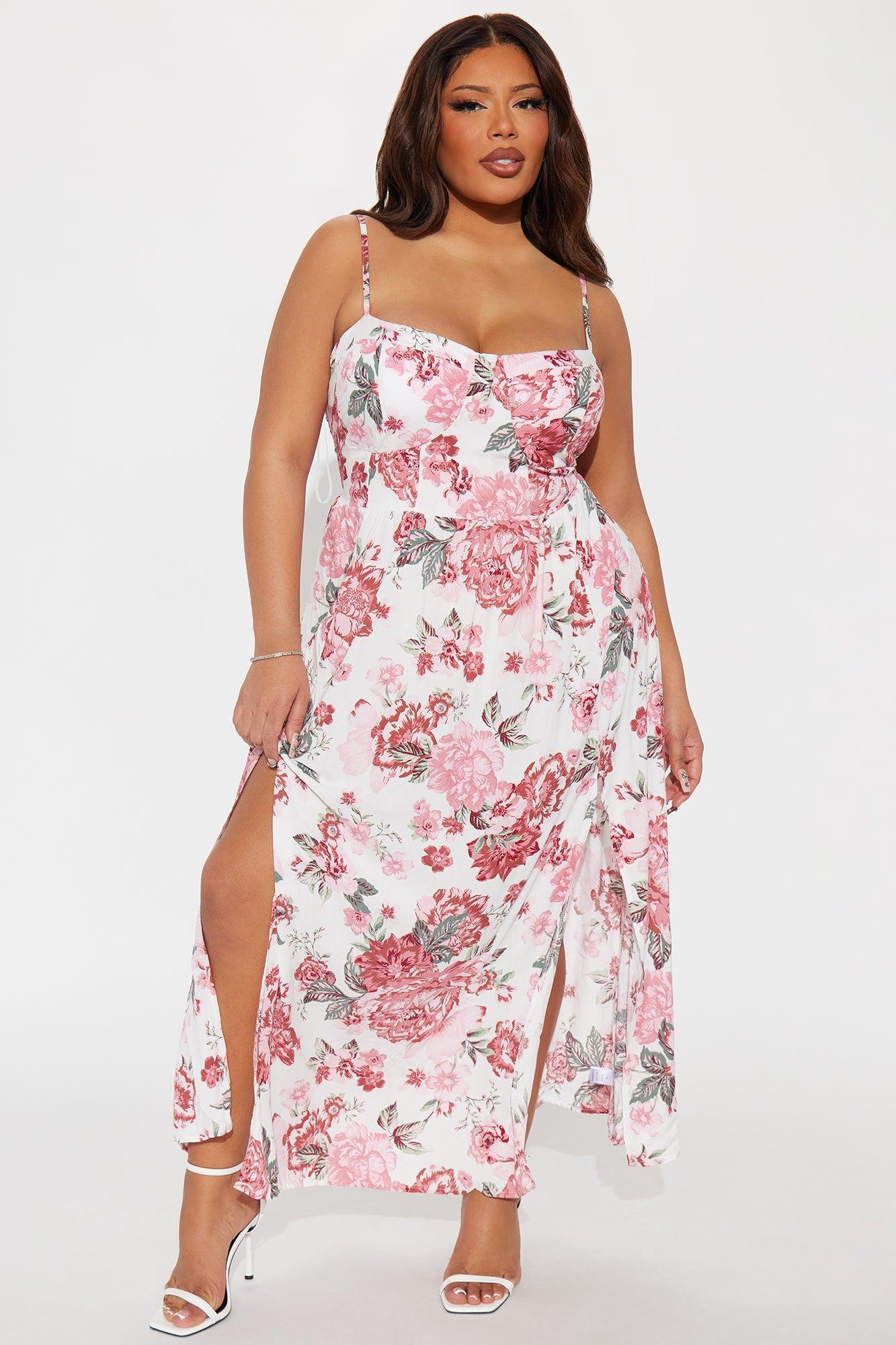 Harriet Floral Maxi Dress - Ivory/combo Product Image