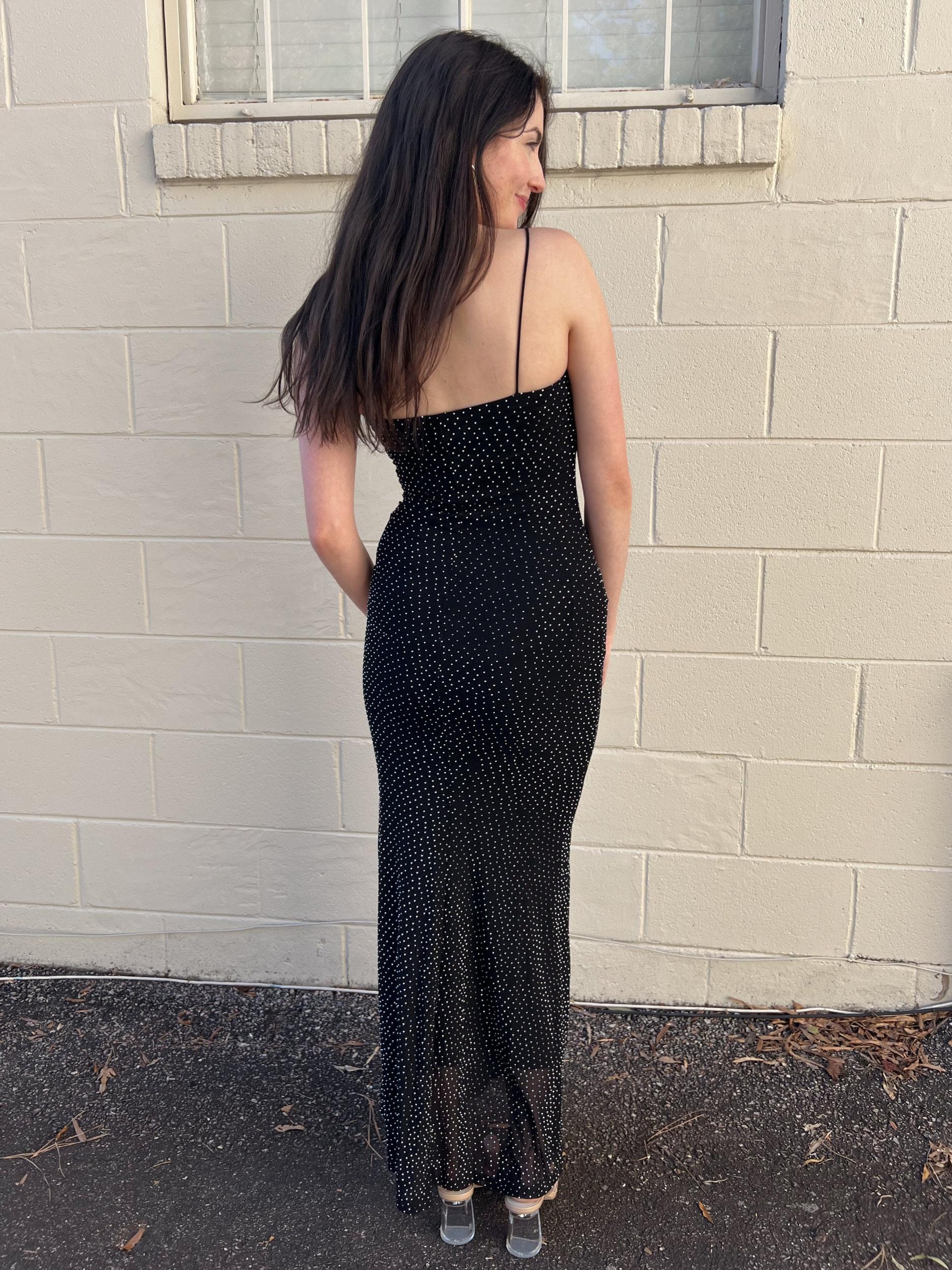 Unspoken Jeweled Sleeveless Maxi Dress Product Image