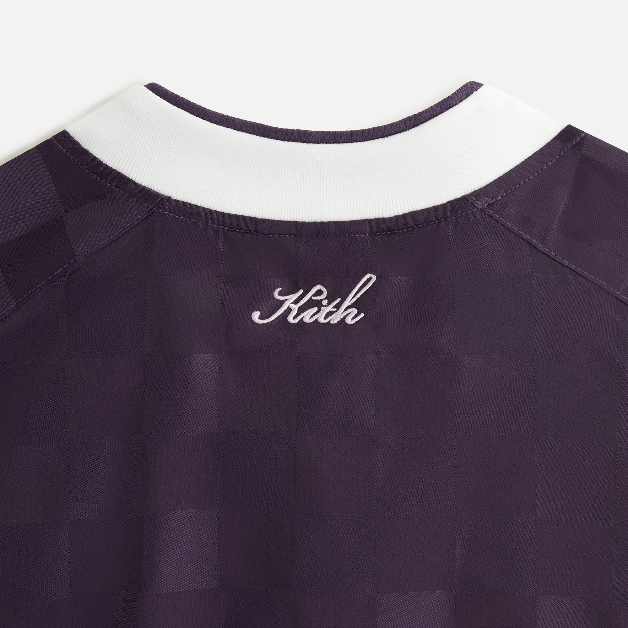 Kith Women Checkered Satin Dayton Combo Pullover - Nightshade Female Product Image