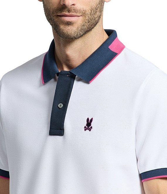 Psycho Bunny Thatcher Pique Short Sleeve Polo Shirt Product Image