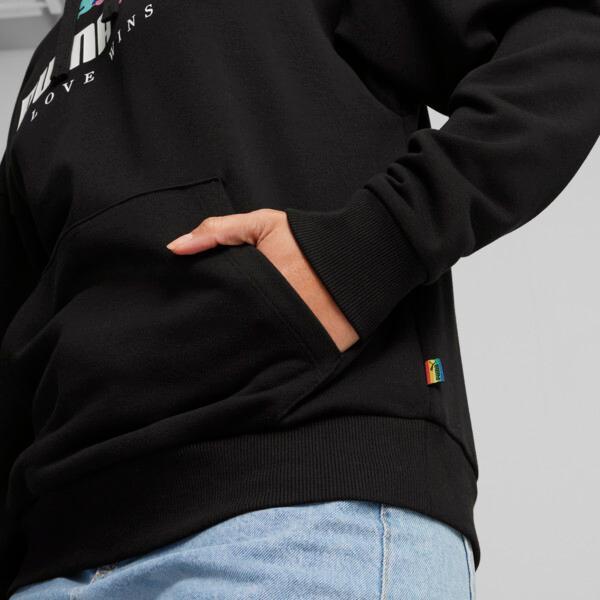 PUMA ESS+ LOVE WINS Women's Hoodie Product Image