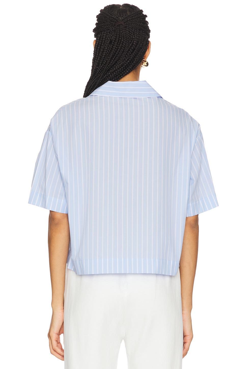 Cropped Short Sleeve Shirt Enza Costa Product Image