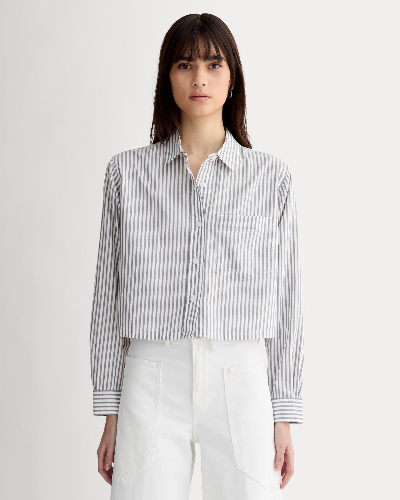 The Way-Short Shirt in Silky Cotton Product Image