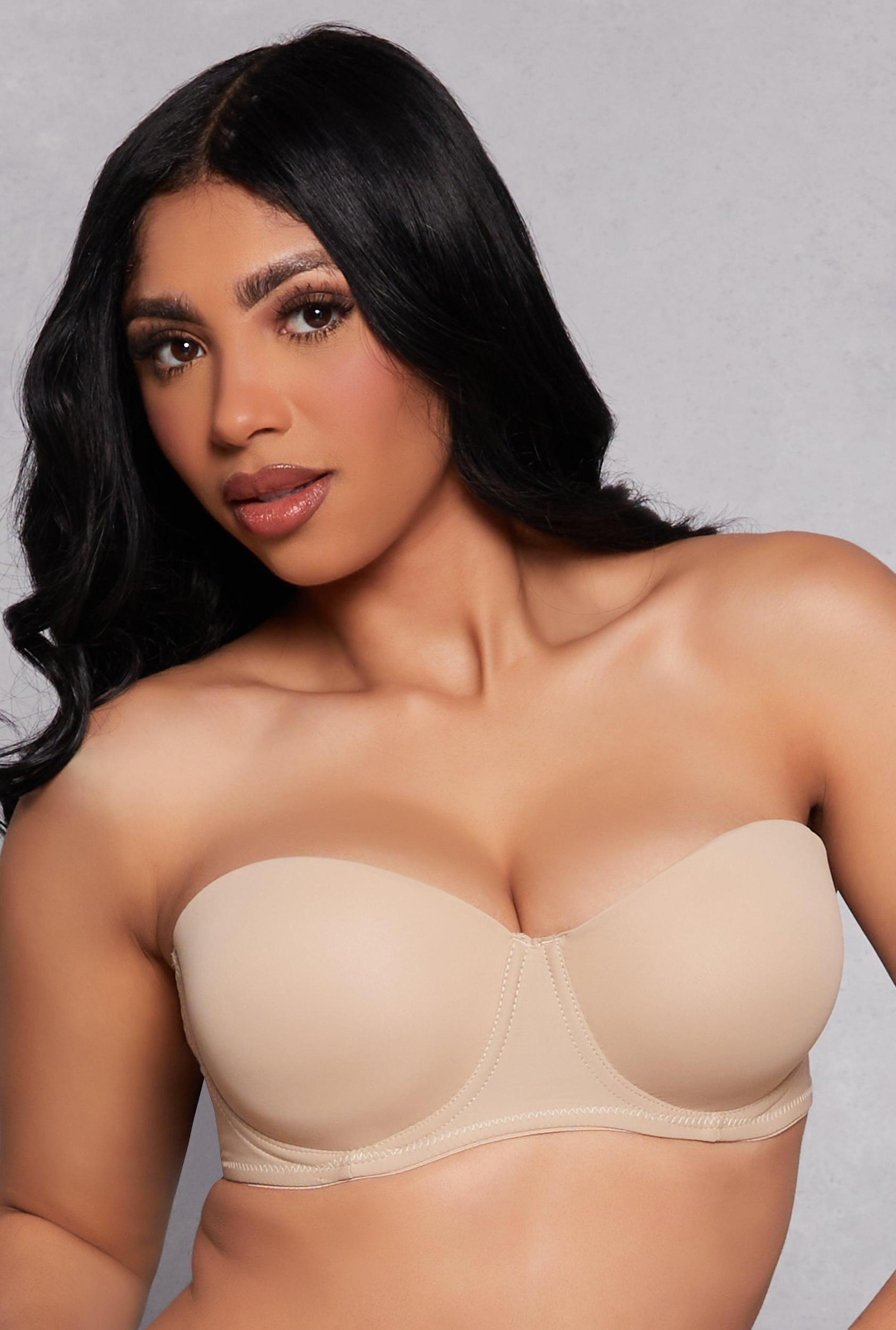Clear Back Strap Balconette Bra | Converts to Strapless Female Product Image