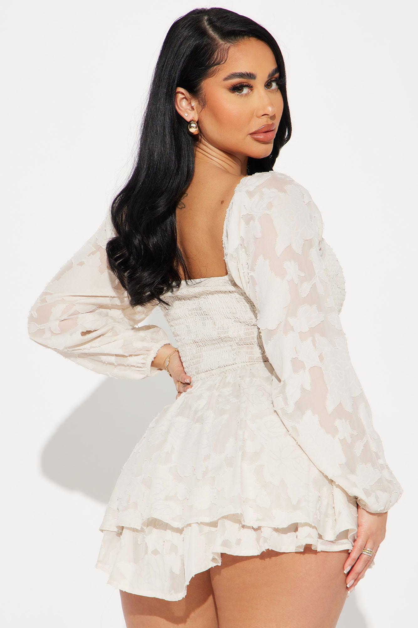 Match My Energy Romper - Cream Product Image
