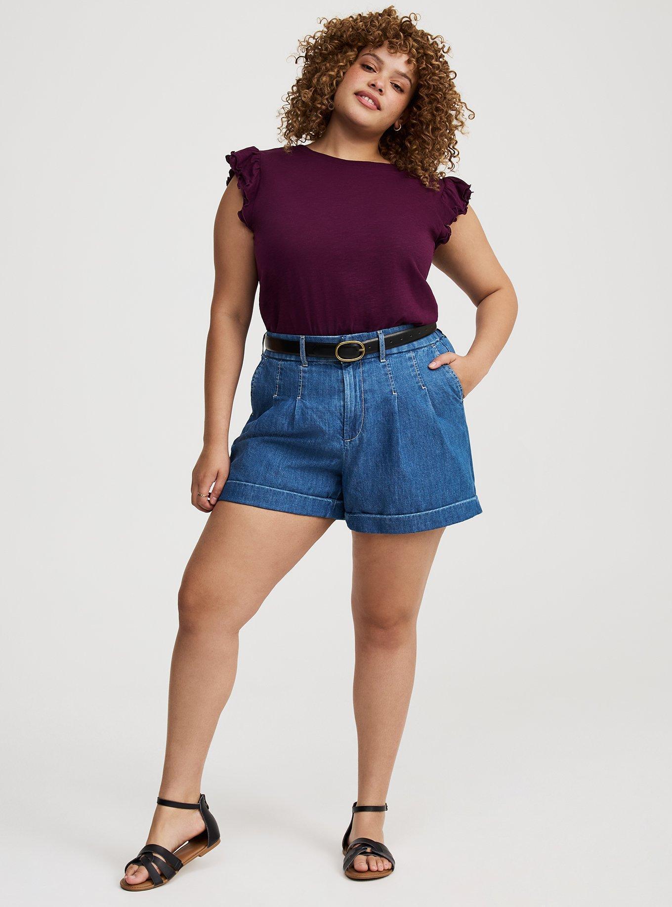 Double Flutter Sleeve Tee Product Image