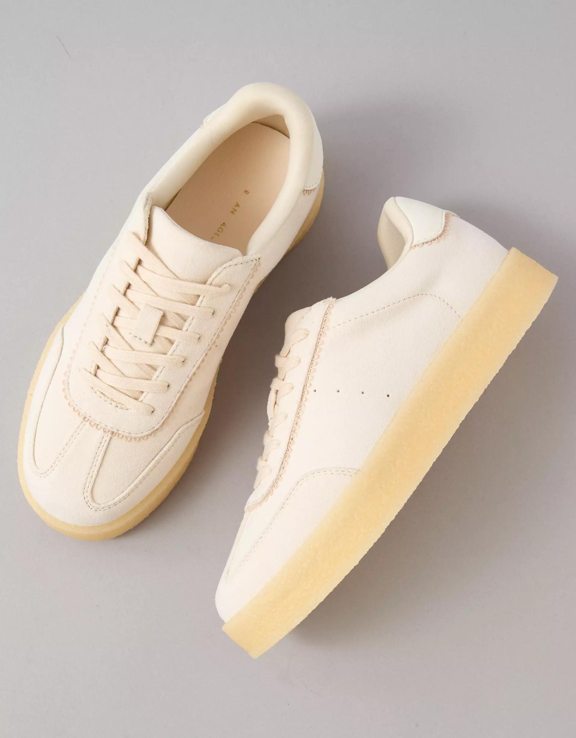 AE Faux Crepe Retro Sneaker Product Image