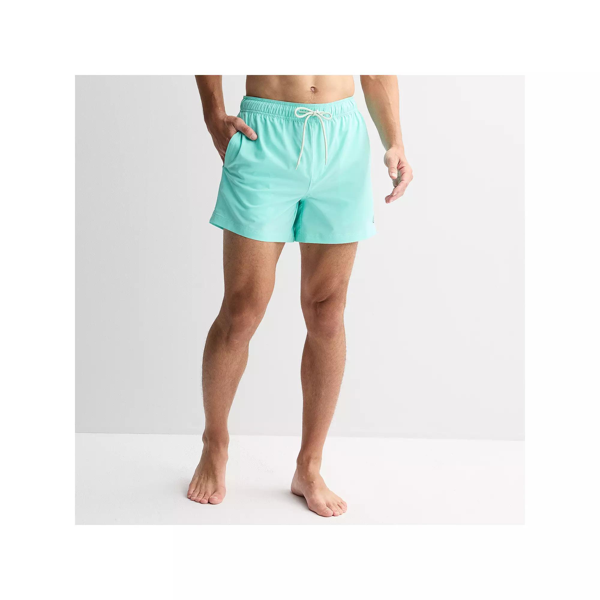 Men's Trinity Coast 5" Sportliner Swim Trunks, Size: XL 5 INCH, Blue Blue Product Image
