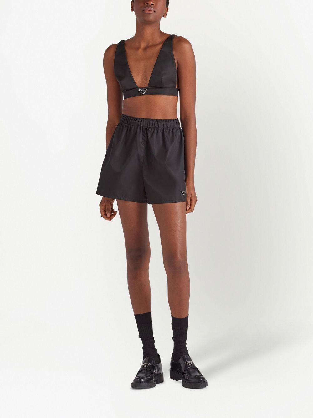 Re-Nylon triangle-logo shorts Product Image