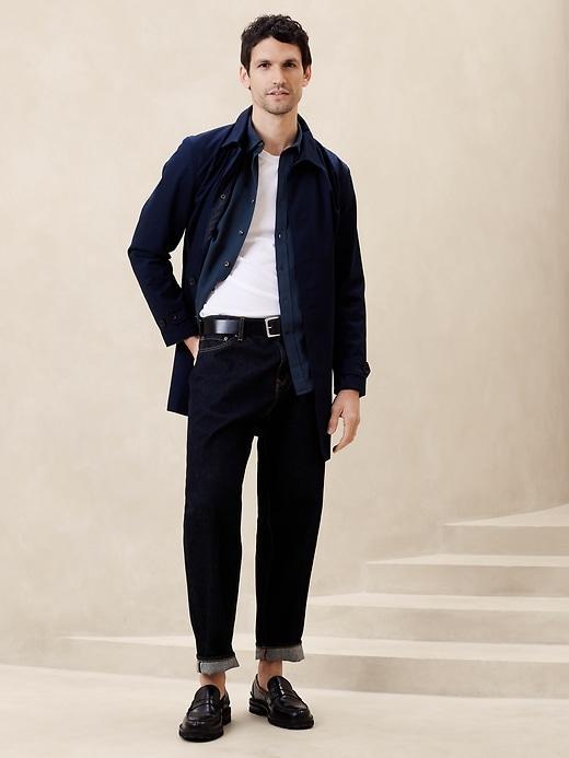 Slim Linen-Blend Shirt Product Image