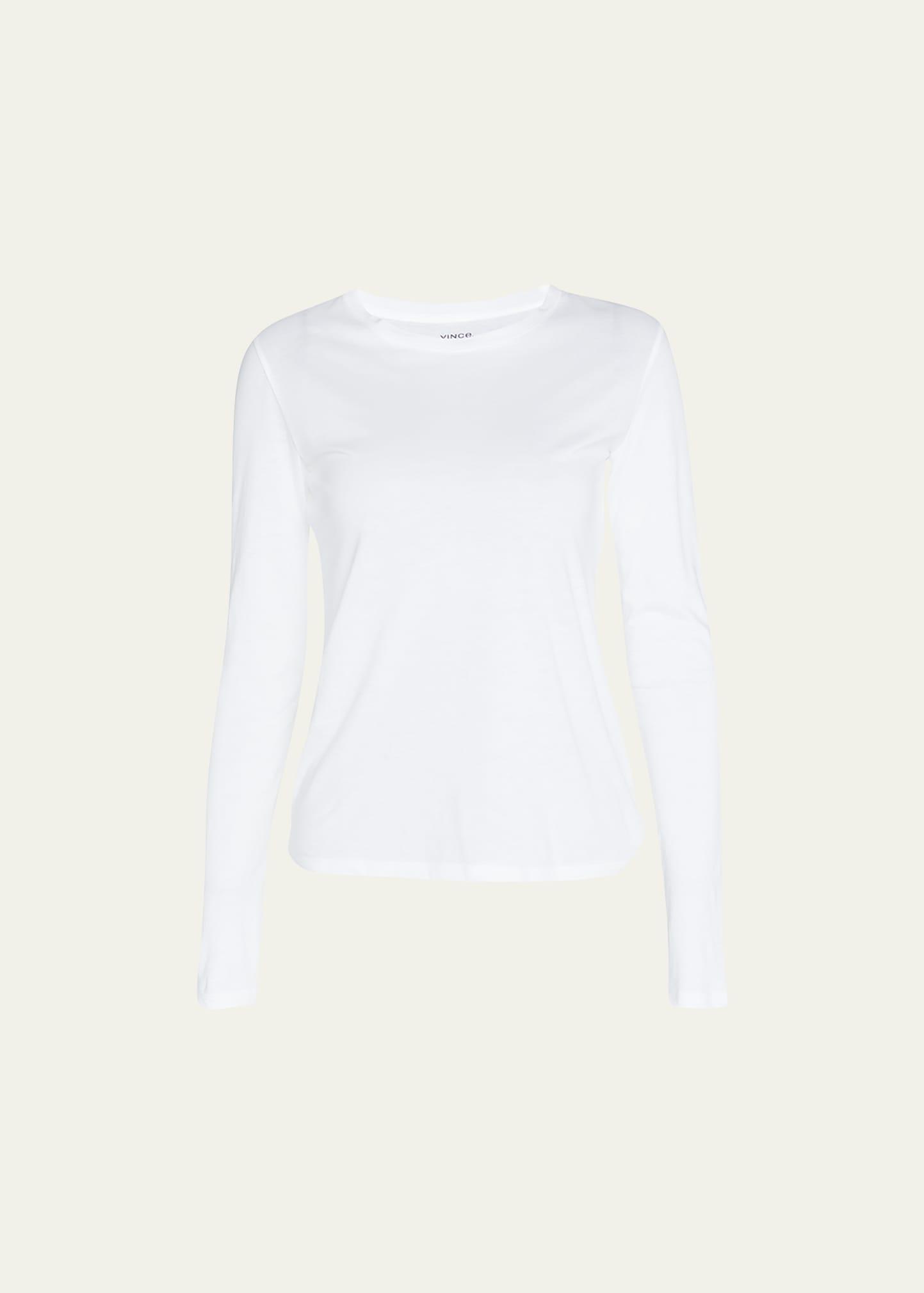 Essential Long-Sleeve Crewneck Tee Product Image