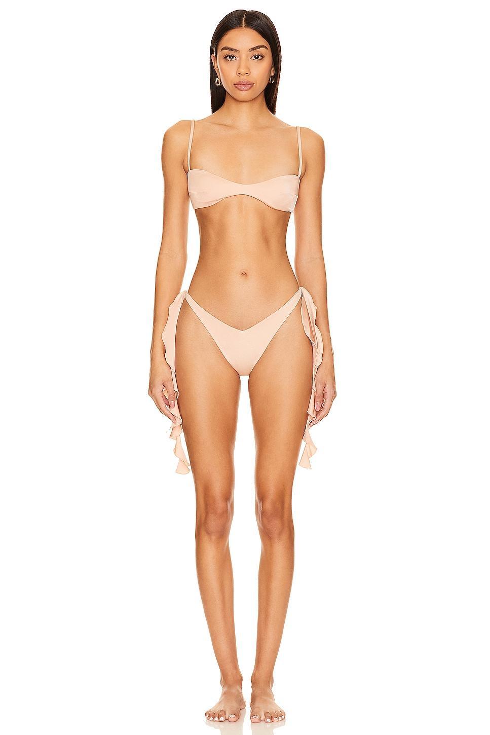 Flounce Bikini Bottom Belle The Label Product Image
