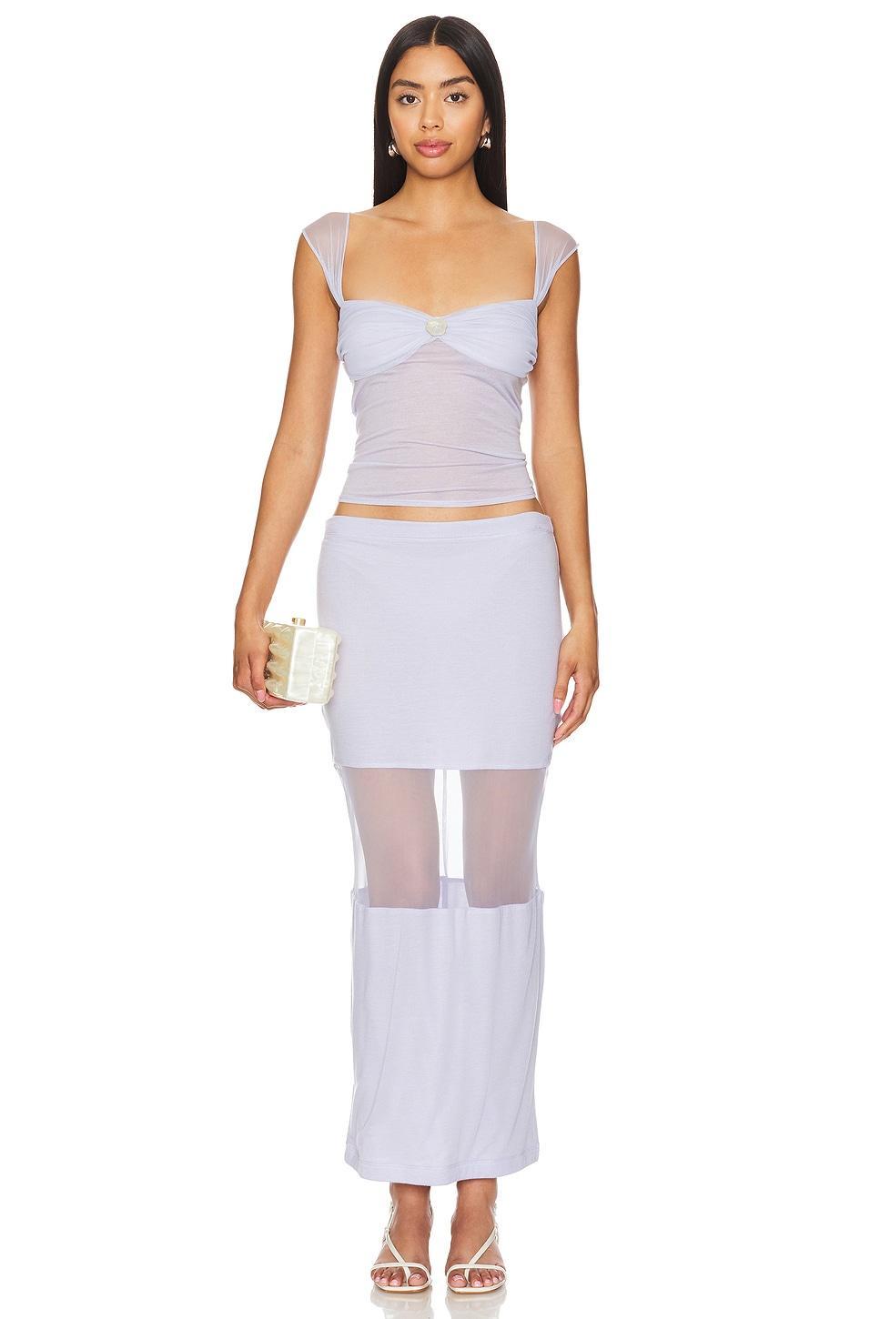 Striped Mermaid Skirt BUCI Product Image