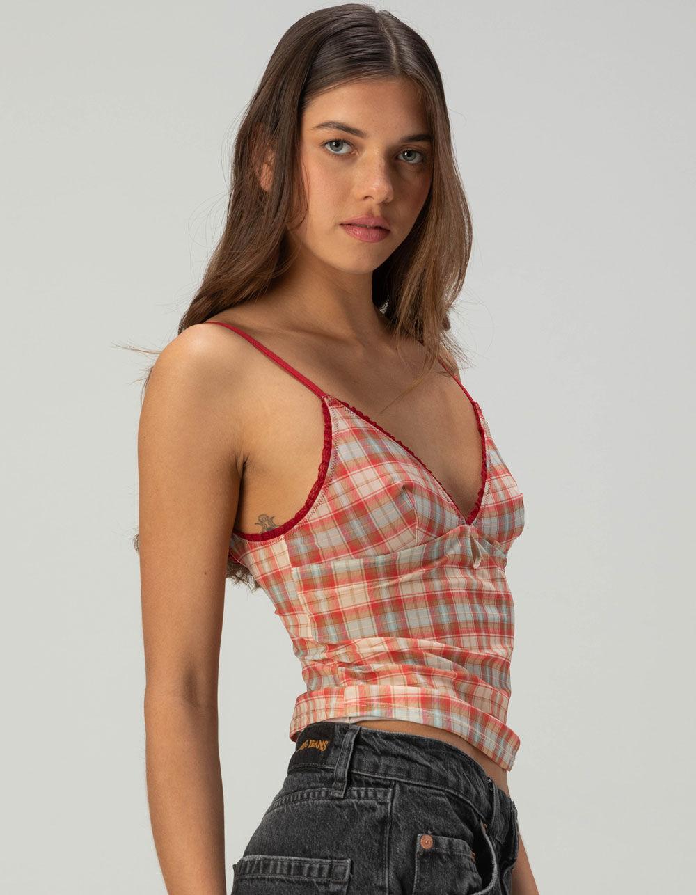 BDG Urban Outfitter Je T'aime Womens Cami - PINK COMBO Product Image