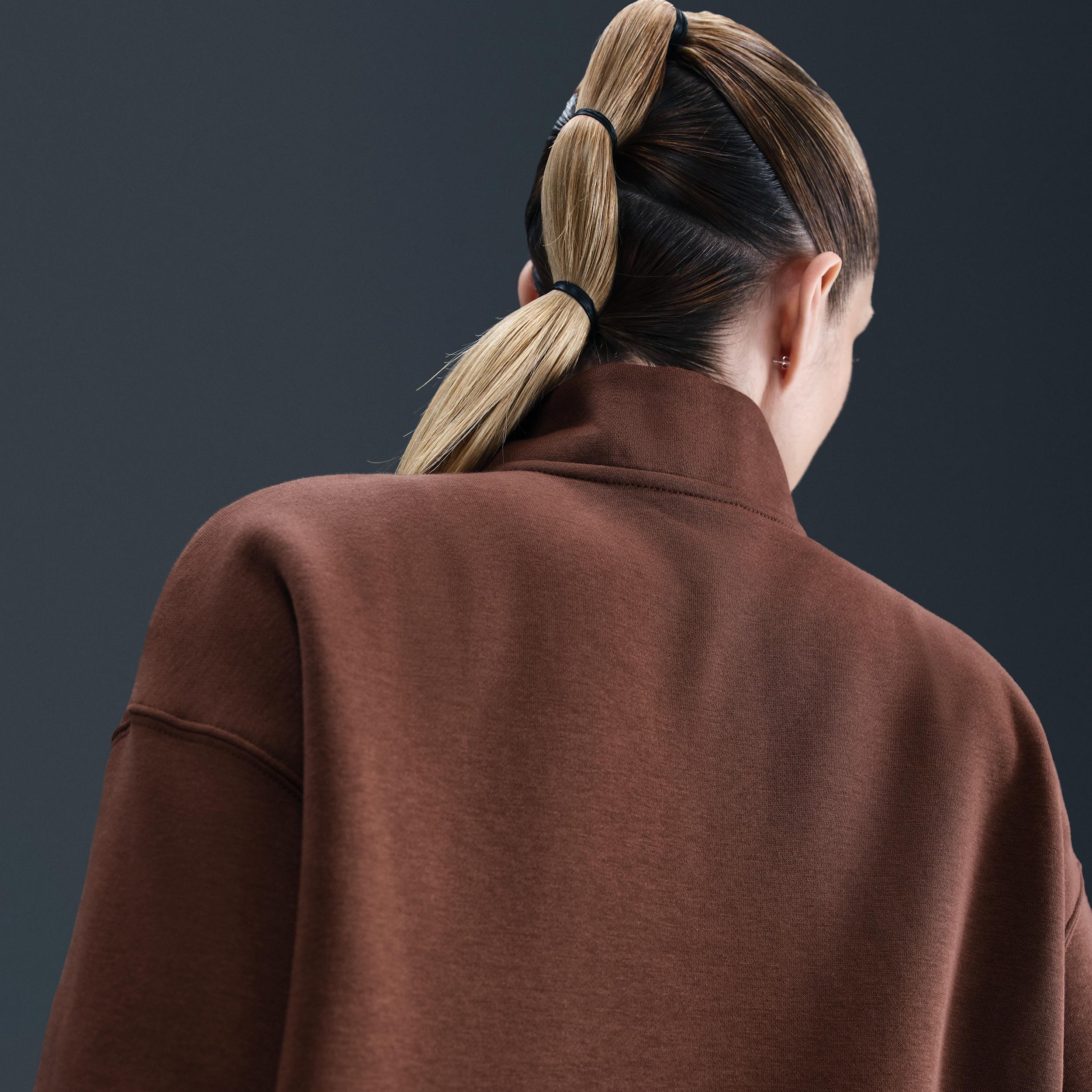 Women's Nike Sportswear Phoenix Fleece Oversized 1/4-Zip Long Sweatshirt Product Image