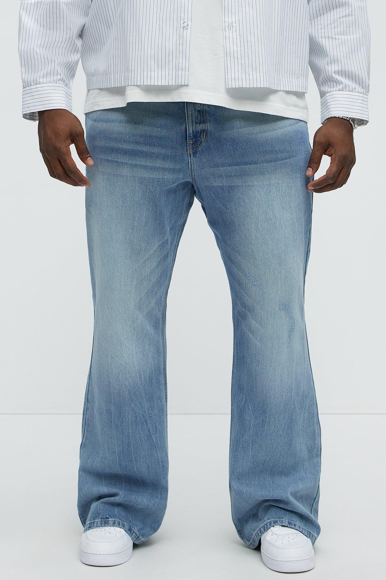 Stacked Slim Flare Make You Look Jeans - Medium Blue Wash Product Image