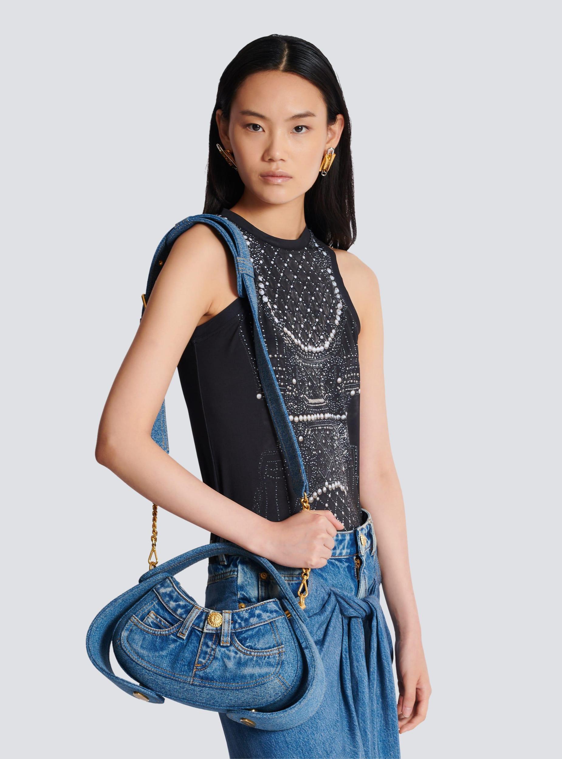 Medium denim Jolie Madame bag Product Image