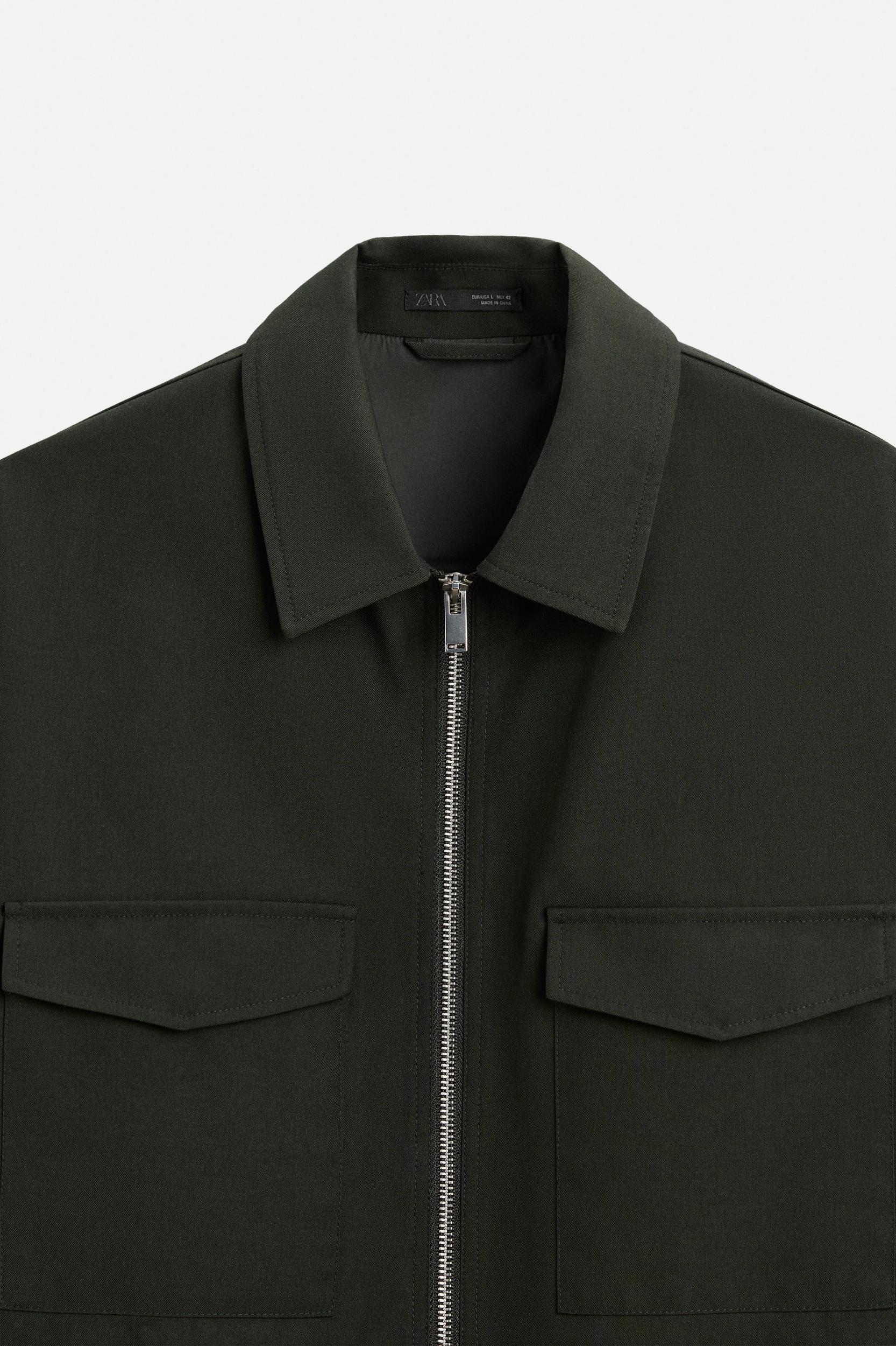 REGULAR FIT PADDED OVERSHIRT Product Image