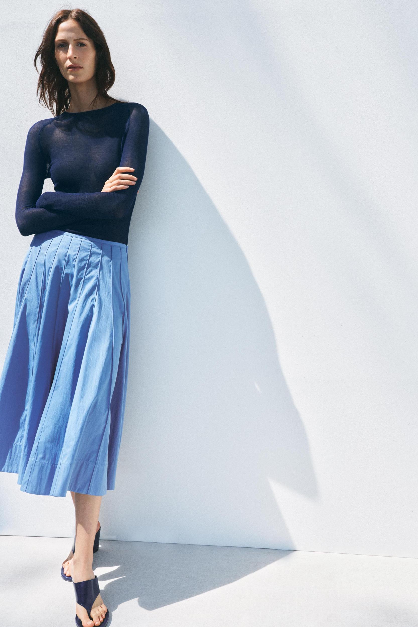 ZW COLLECTION MIDI SWING SKIRT Product Image