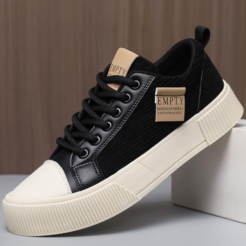 Platform Lace-Up Sneakers Product Image
