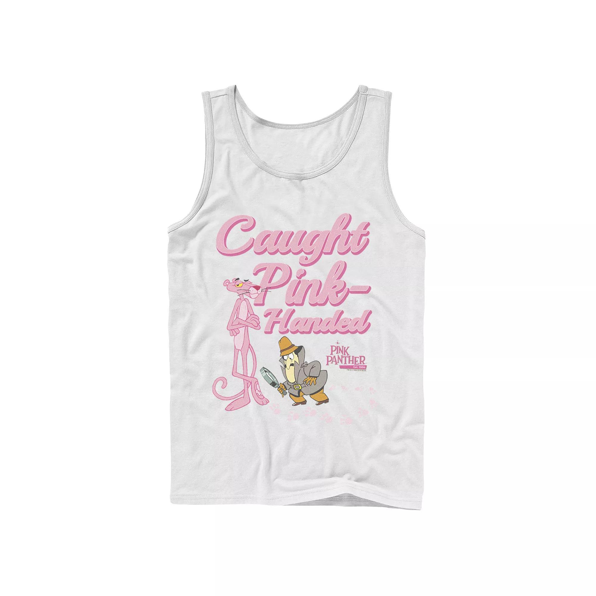Mens Pink Panther Caught Pink-Handed Tank Top Product Image