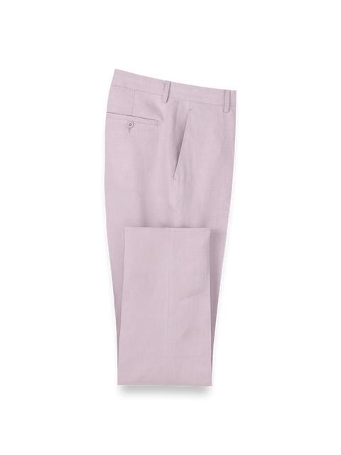 Linen Chambray Twill Pants - Light Purple Product Image