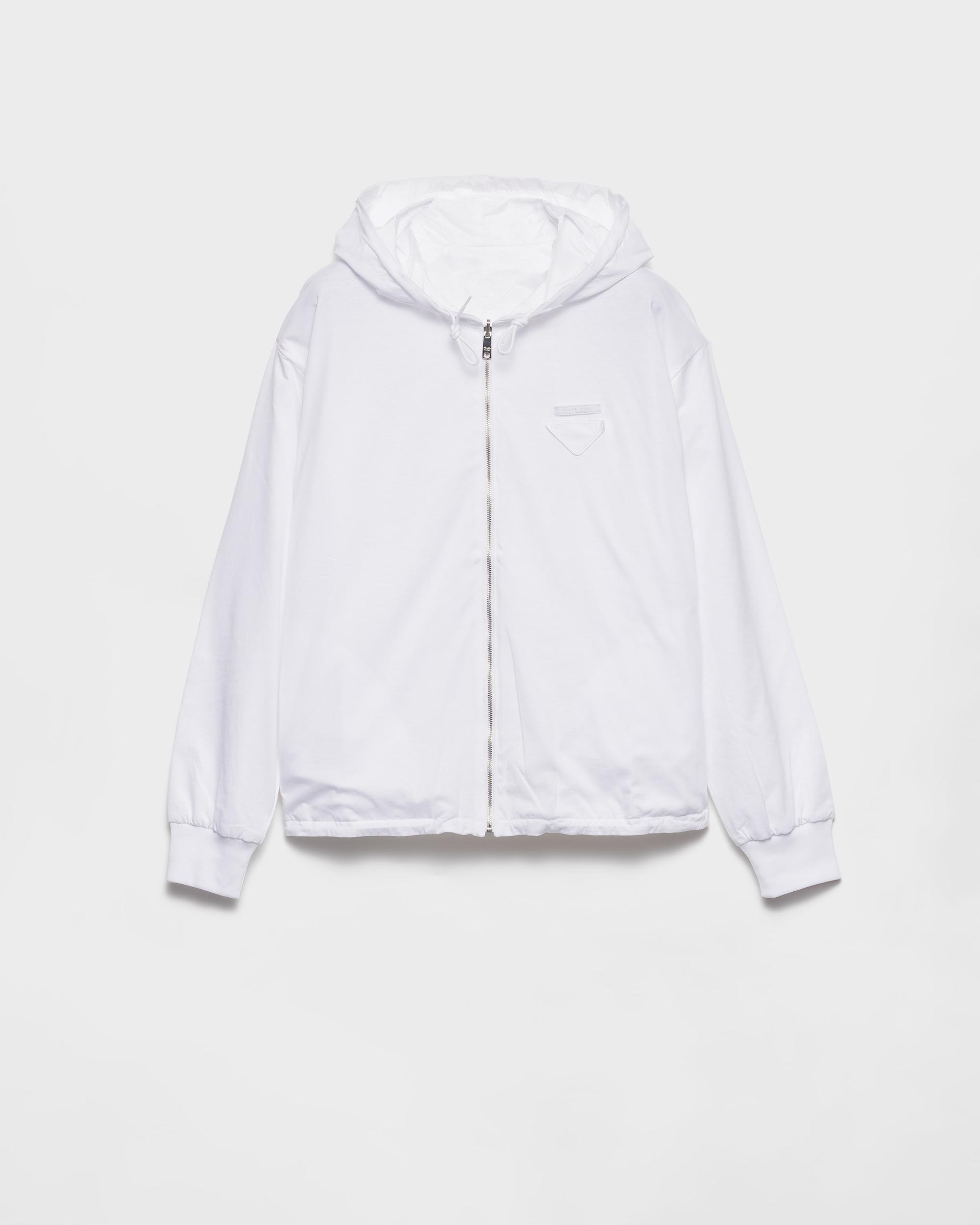 Reversible jersey hoodie Product Image